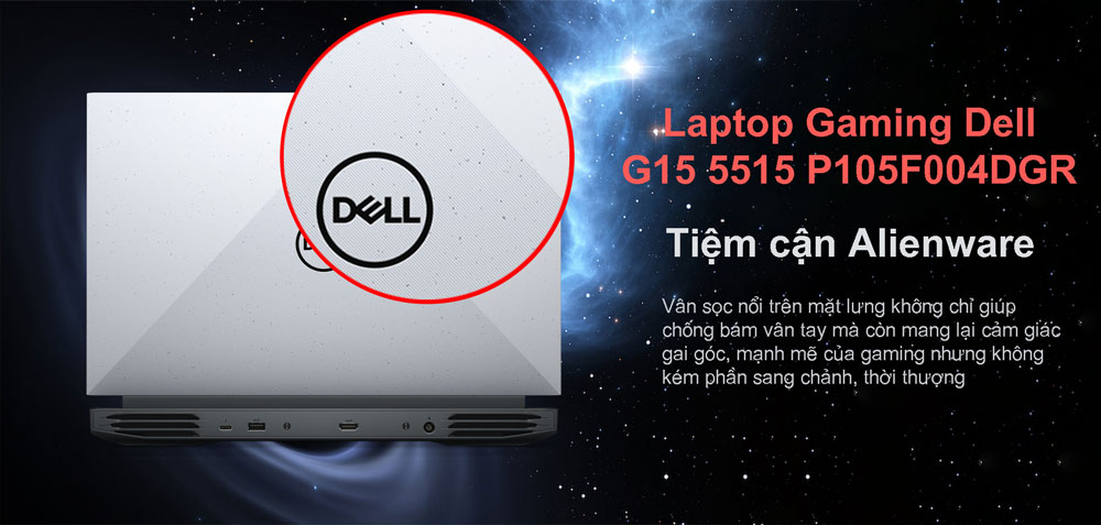 Laptop Gaming Dell G15 5515 P105F004DGR - Tiệm cận Alienware