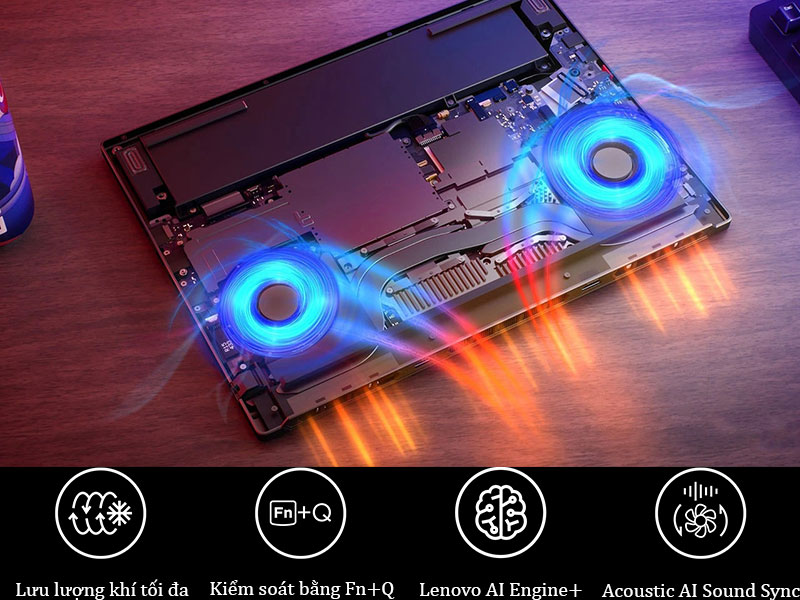 Công nghệ tản nhiệt vượt trội trên Lenovo Legion 5 15AHP10