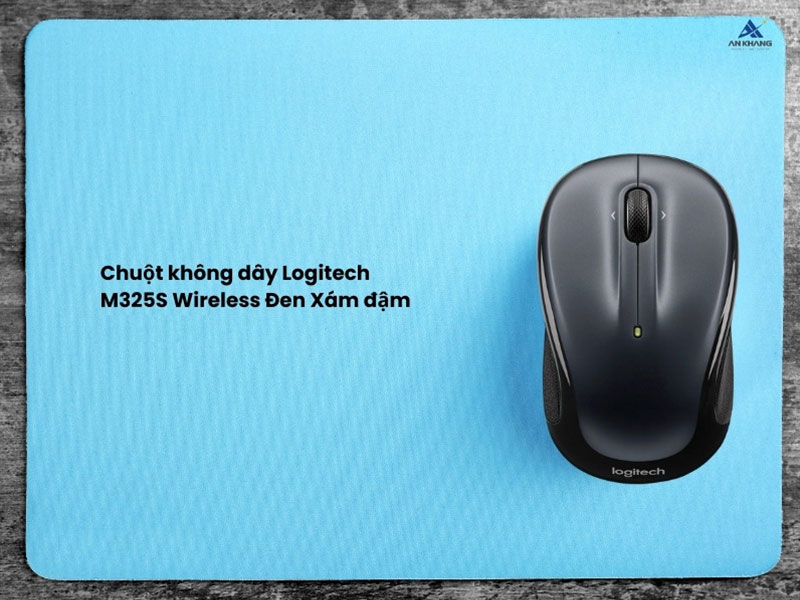 Chuột không dây Logitech M325S Wireless Đen Xám đậm