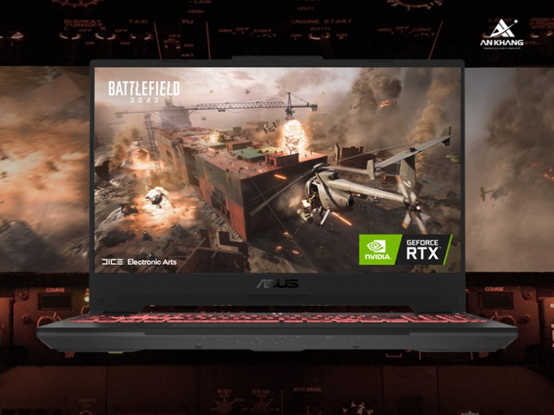 Laptop Asus TUF Gaming F15 FX507VU-LP198W được trang bị card đồ họa rời RTX 4050