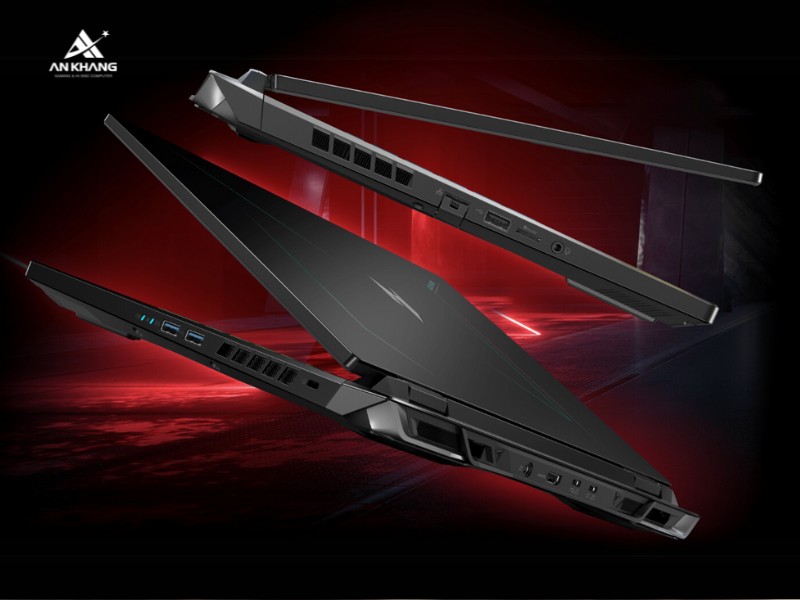 Laptop gaming Acer Nitro 16 Phoenix AN16-41-R76E NH.QLLSV.004 đầy đủ cổng kết nối