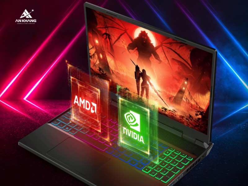 Laptop Gaming Acer Nitro 16 Phoenix AN16-41-R76E NH.QLLSV.004 được trang bị CPU Ryzen 9 thế hệ mới