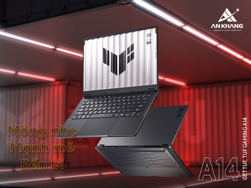 ASUS TUF Gaming A14 FA401GM-RG013W l&agrave; chiếc laptop gaming di động nhỏ gọn nhất d&ograve;ng TUF