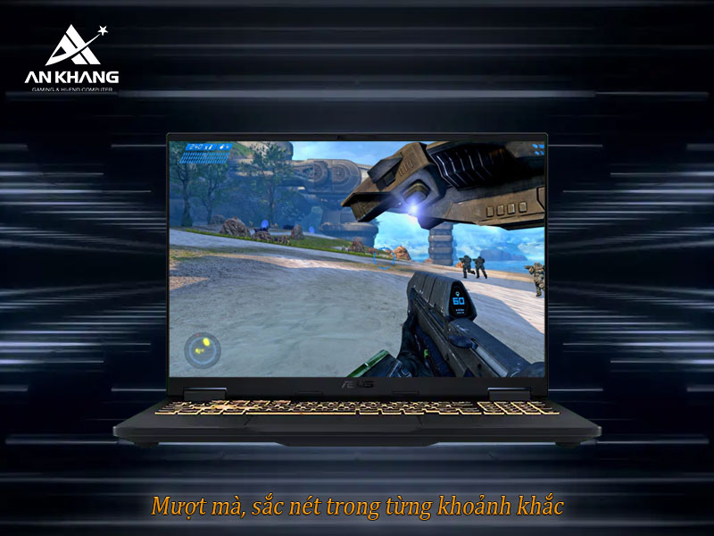 Laptop ASUS TUF Gaming F16 FX608JH-QT127W sở hữu m&agrave;n h&igrave;nh 2.5K 165Hz mượt m&agrave; v&agrave; sắc n&eacute;t