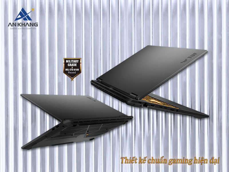Laptop ASUS TUF Gaming F16 FX608JH-QT127W mang thiết kế bền bỉ, chuẩn gaming hiện đại