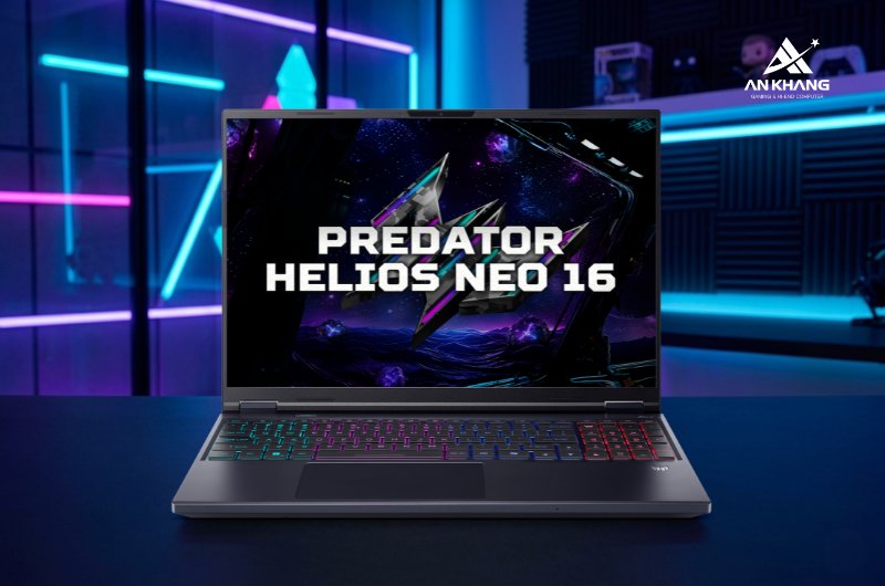 Laptop gaming Acer Predator Helios Neo 16 PHN16-I31-72XE NH.U4RSV.001 là chiếc laptop gaming mạnh mẽ cho game thủ và nhà sáng tạo