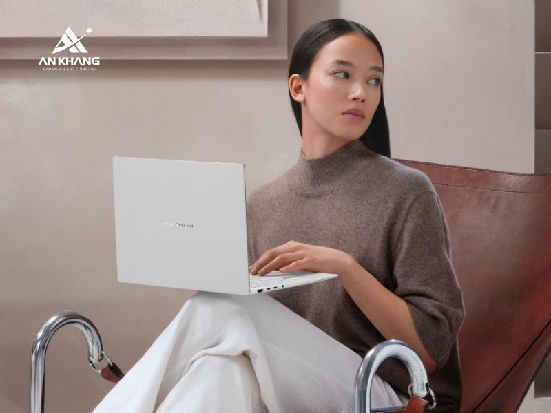 Laptop ASUS Zenbook S 14 UX5406AA-SU415WS nổi bật với thiết kế mỏng nhẹ cùng vật liệu Ceraluminum độc quyền