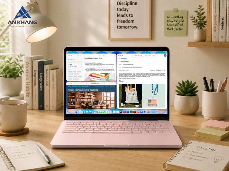Macbook Neo 13 inch Blush (MHFJ4SA/A) sở hữu hiệu năng mạnh mẽ từ Chip Apple A18 Pro