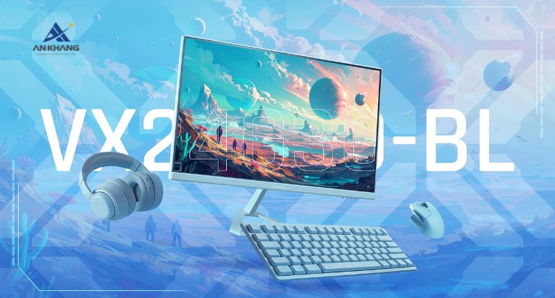 Màn hình gaming ViewSonic VX24G30-BL tốc độ cao, hiển thị đẹp mắt, thiết kế cá tính