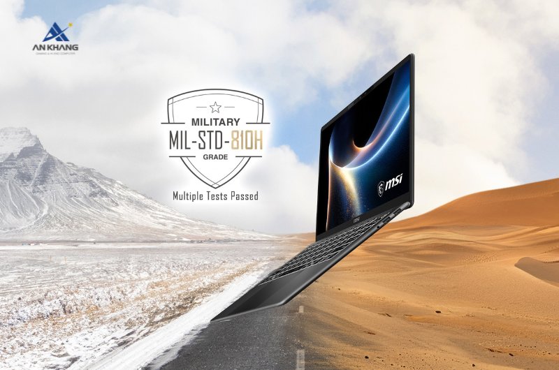 Laptop MSI Prestige 16 AI+ C3MG-024VN sở hữu thiết kế vỏ nhôm mỏng nhẹ, bền bỉ