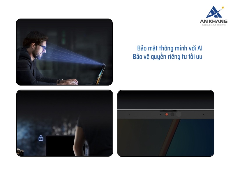 Laptop ASUS Vivobook S14 S3407VA-LY256W với khả năng bảo vệ quyền riêng tư tối ưu
