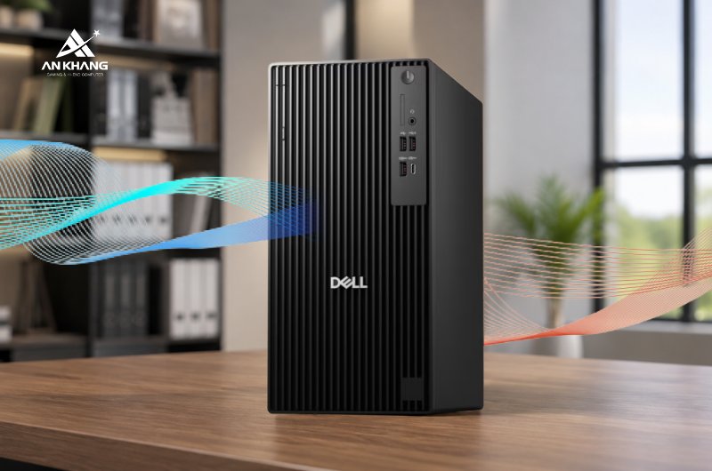 Máy tính để bàn Dell Pro Tower Plus QBT1250 42PROU7QBT1250 trang bị tản nhiệt hiện đại, hiệu quả