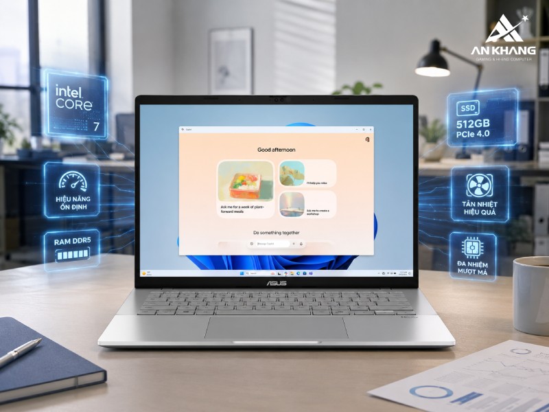 Hiệu năng mạnh mẽ của ASUS Vivobook S14 S3407VA-LY256W