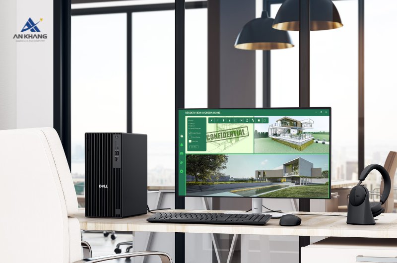 Máy tính để bàn Dell Pro Tower Plus QBT1250 42PROU7QBT1250 sở hữu CPU Intel Core Ultra 7 265 (Series 2) mạnh mẽ