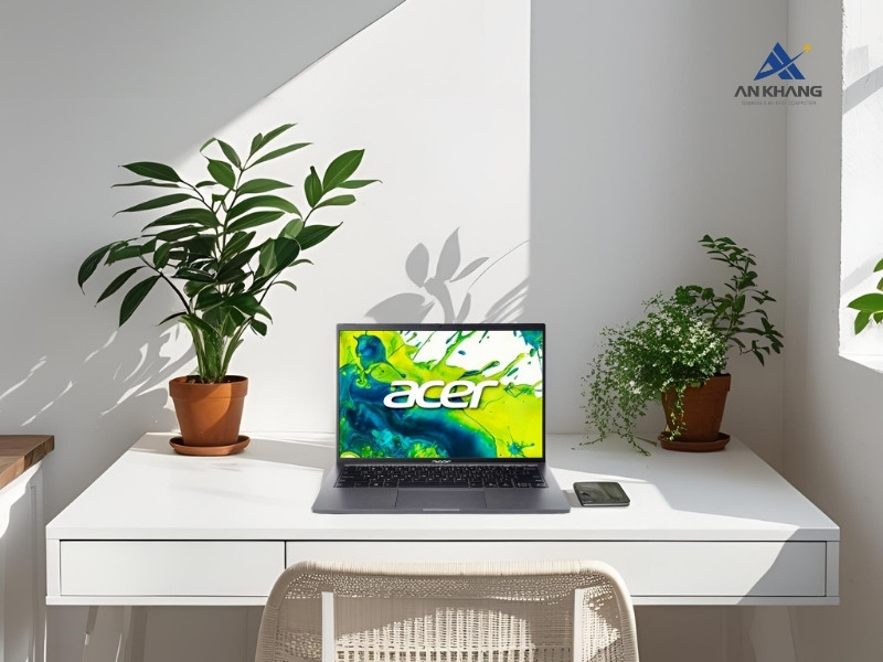 Laptop Acer Aspire Go 14 AI AG14-71M-7681 NX.JFWSV.002 là laptop AI mỏng nhẹ cho sinh viên và dân văn phòng