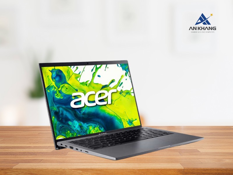 Laptop Acer Aspire Go 14 AI AG14-71M-7681 NX.JFWSV.002 là laptop mỏng nhẹ, dễ dàng mang theo