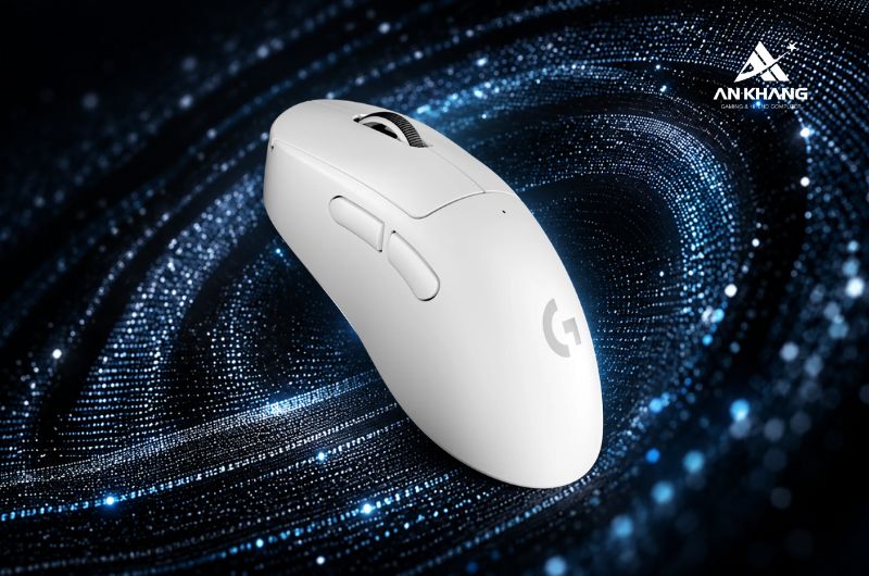 Chuột Gaming Logitech G Pro X Superlight 2 DEX Wireless Trắng (910-007367) trang bị cảm biến HERO 2 và kết nối LIGHTSPEED không dây