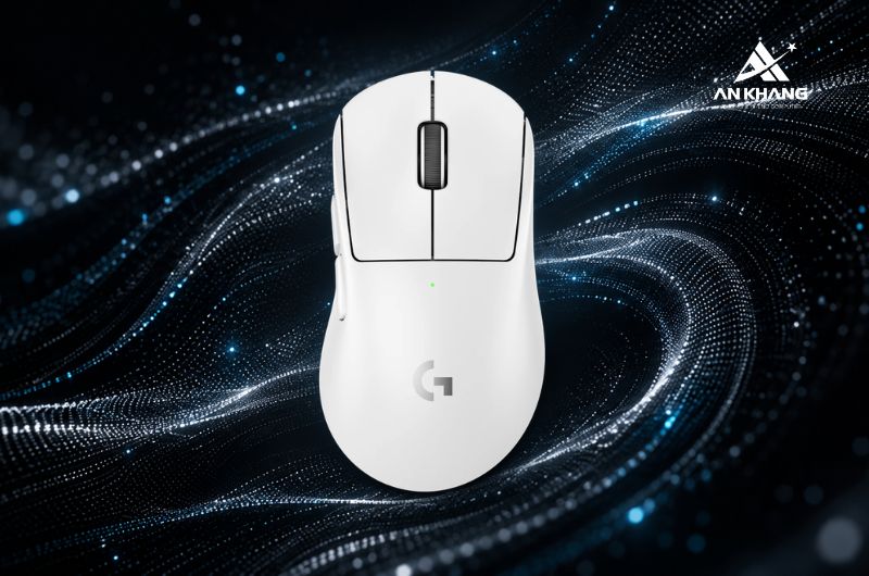 Chuột Gaming Logitech G Pro X Superlight 2 DEX Wireless Trắng (910-007367) với thiết kế bất đối xứng cho người thuận tay phải