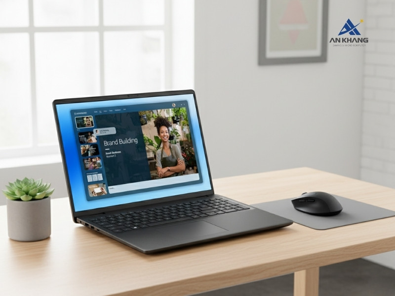 Laptop Dell 16 DC16250 DC16250-C7U161W11BLU với thiết kế hiện đại, bền bỉ