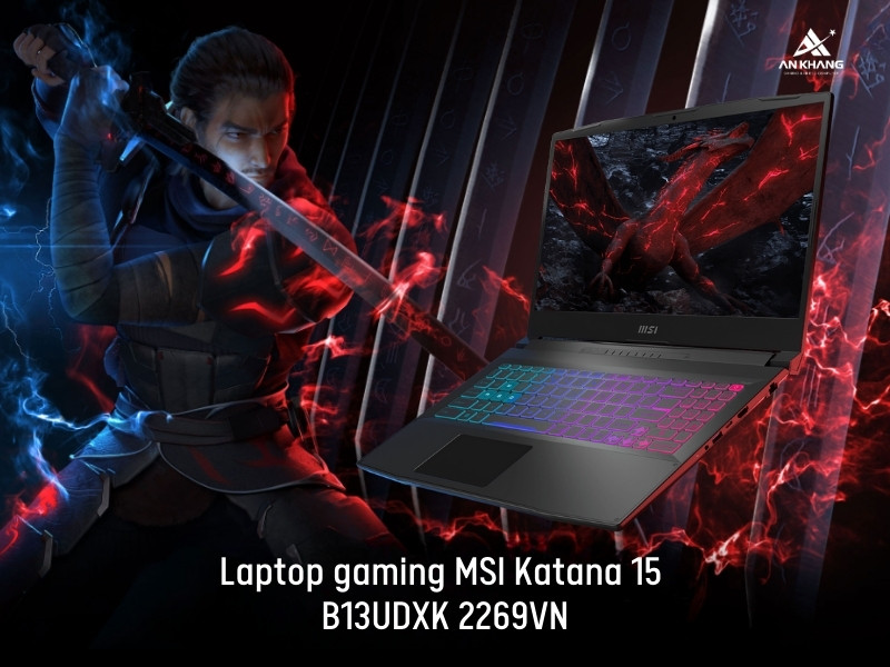 Laptop gaming MSI Katana 15 B13UDXK 2269VN - Laptop hiệu năng cao, chiến game mượt mà