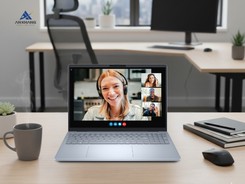 Laptop Dell 16 Plus DB16250 X65NW7 n&acirc;ng cao trải nghiệm giao tiếp trực tuyến