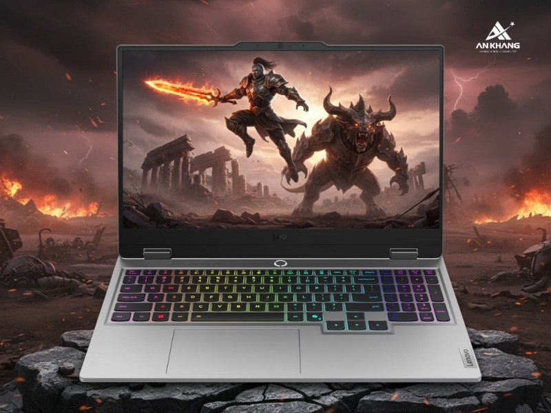 Laptop Lenovo LOQ 15AHP10 83JG0047VN hiển thị sắc nét, mượt mà