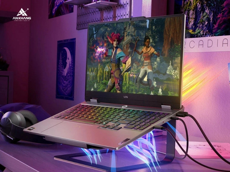 Laptop Lenovo LOQ 15AHP10 83JG0047VN tản nhiệt hiệu quả