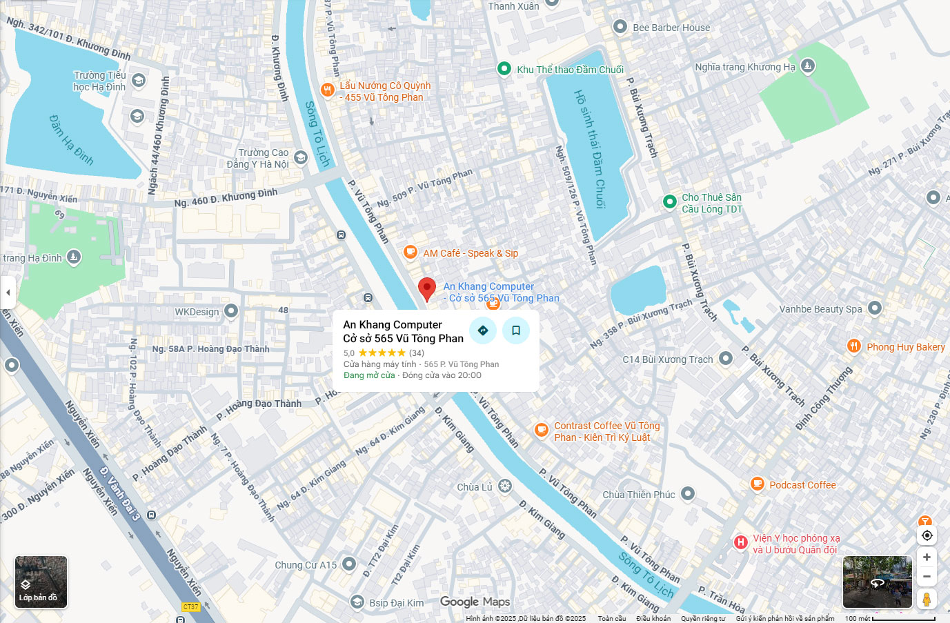 Showroom1: Số 565 Vũ Tông Phan, Phường Khương Đình, Thành phố Hà Nội, Việt Nam