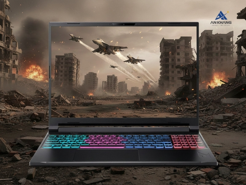 Laptop Acer Gaming Nitro V 16S AI ProPanel ANV16S-61-R9ZV NH.QXPSV.002 hiển thị sắc n&eacute;t, mượt m&agrave;, chuẩn m&agrave;u cao