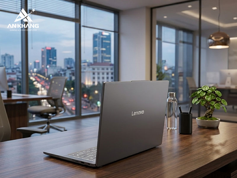 Lenovo IdeaPad Slim 3 14IRH10 83K00009VN với thiết kế mỏng nhẹ, hiện đại, ph&ugrave; hợp trong nhiều m&ocirc;i trường sử dụng