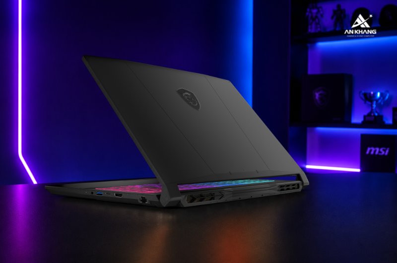 Laptop MSI Katana 15 HX B14WEK-286VN với thiết kế tối giản