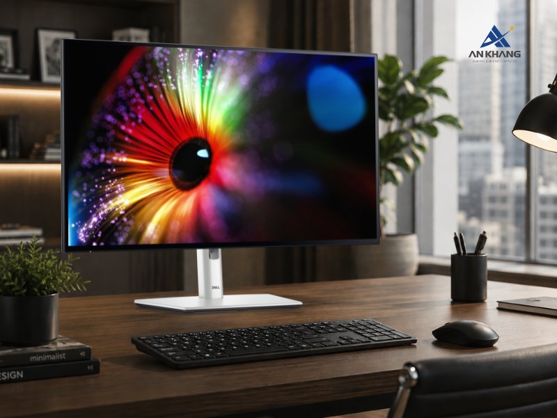 Màn hình Dell UltraSharp U2724D sở hữu hệ thống cổng kết nối toàn diện