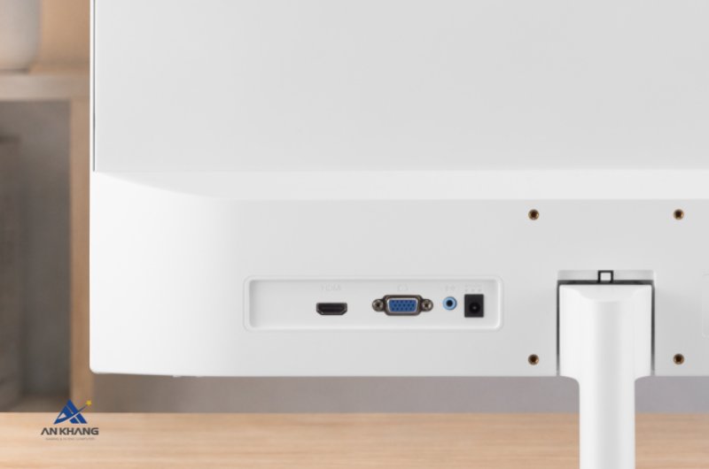 Màn hình ViewSonic VA2432-H-W trang bị 1 cổng HDMI và 1 cổng VGA, tương thích cả thiết bị cũ và mới