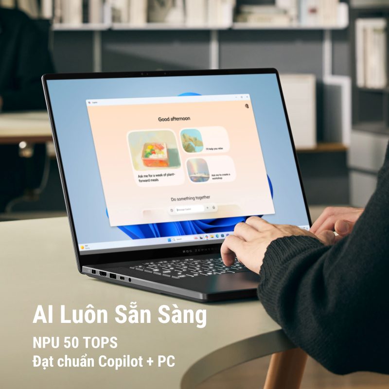 Laptop ASUS ROG Zephyrus G16 GU606AX-TB042WS sở hữu hiệu năng tối thượng với Ultra 9 386H và RTX 5090