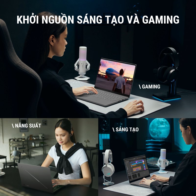 Tối ưu hóa mọi tác vụ từ làm việc đến sáng tạo, giải trí cùng ASUS ROG Zephyrus G14 GU405AW-SY029W