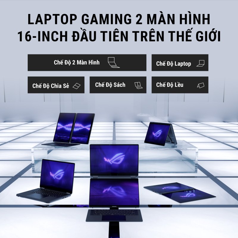 Laptop ASUS ROG Zephyrus Duo GX651AX-SR050WS mang thiết kế bứt phá chuẩn mực của laptop gaming thông thường