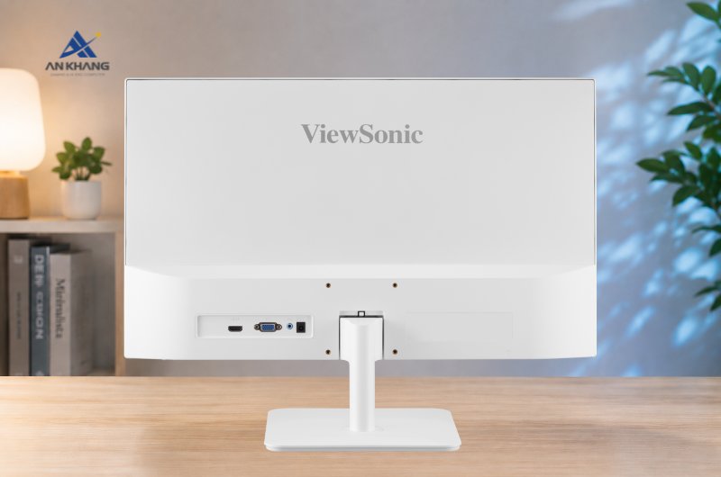 Màn hình ViewSonic VA2432-H-W sở hữu thiết kế mới lạ với tông màu trắng nổi bật