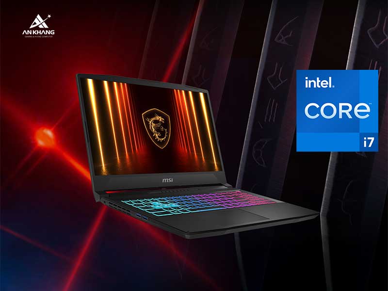 Laptop MSI Katana 15 HX B14WEK-027VN trang bị CPU Intel Core i7-14700HX cực mạnh