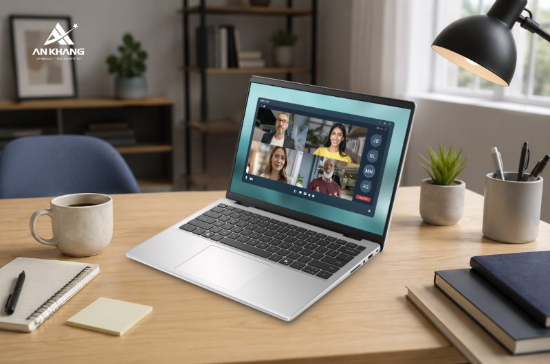 Laptop Dell 14 DC14250 DC14250-C3U085W11SLU-27 trang bị CPU Intel Core 3 100U mang đến hiệu năng ổn định