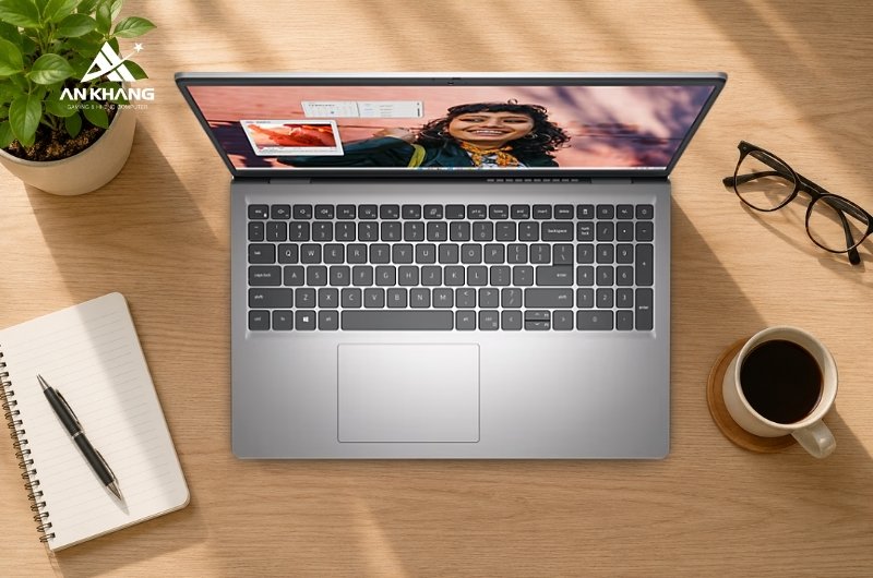 Laptop Dell Inspiron 15 3530 71053721 sở hữu thiết kế gọn gàng, bản lề Lift Hinge, trải nghiệm gõ dễ dàng