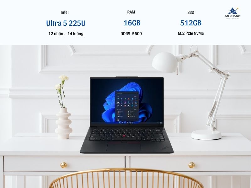 Laptop Lenovo ThinkPad E14 Gen 7 21SX002QVA mang hiệu năng AI mạnh mẽ