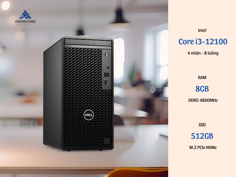 Máy tính để bàn Dell OptiPlex 7020 Tower M7020-12100-08512U hiệu năng ổn định, xử lý mượt mà