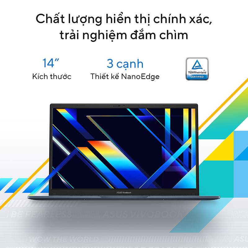 Asus Vivobook 14 với màn hình viền mỏng