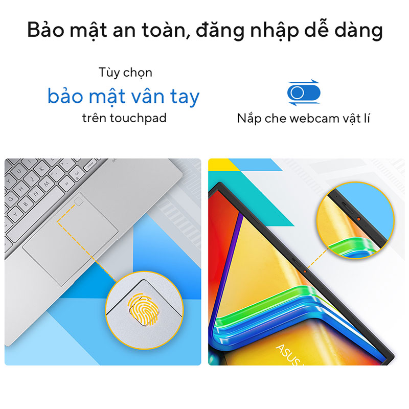 Vivobook 14 X1404ZA-NK386W và các tính năng hiện đại