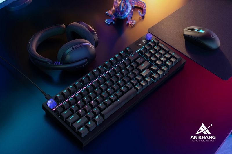 Bàn phím cơ gaming Logitech G316 X 98 Black (920-014207) layout 98%, giữ lại cụm phím số riêng