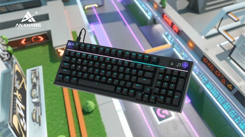 Bàn phím cơ gaming Logitech G316 X 98 Black (920-014207) với hot-swap và keycap chuẩn stem