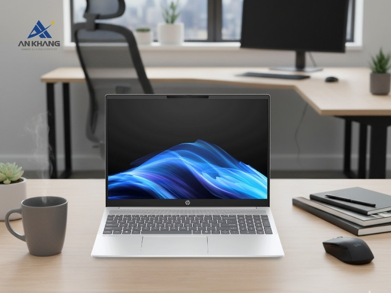 Laptop HP OmniBook 5 16-ag1067AU BZ7U5PA là laptop AI hiện đại, thông minh, bền bỉ