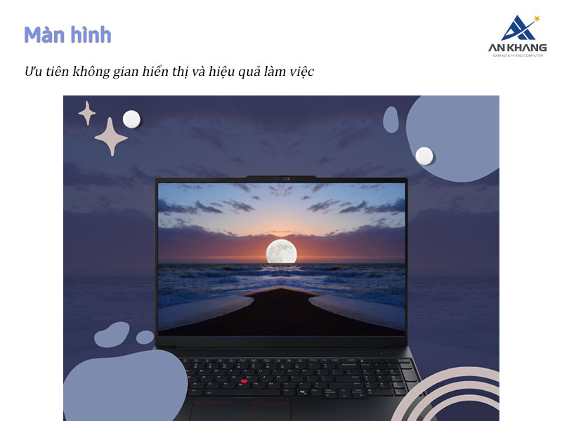 Tối ưu kh&ocirc;ng gian hiển thị v&agrave; hiệu quả l&agrave;m việc tr&ecirc;n m&agrave;n h&igrave;nh 16 inch độ ph&acirc;n giải WUXGA