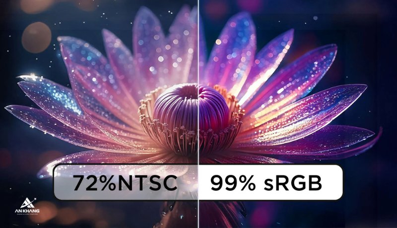 M&agrave;n h&igrave;nh Lenovo ThinkVision S22-4e 64CBKAR6VN với độ phủ m&agrave;u 99%sRGB cho m&agrave;u sắc sống động