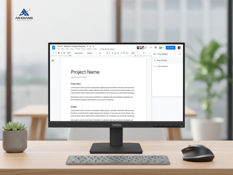 M&agrave;n h&igrave;nh Lenovo ThinkVision S22-4e 64CBKAR6VN l&agrave; chiếc m&agrave;n h&igrave;nh 21.5 inch ổn định, mượt m&agrave; v&agrave; bền bỉ